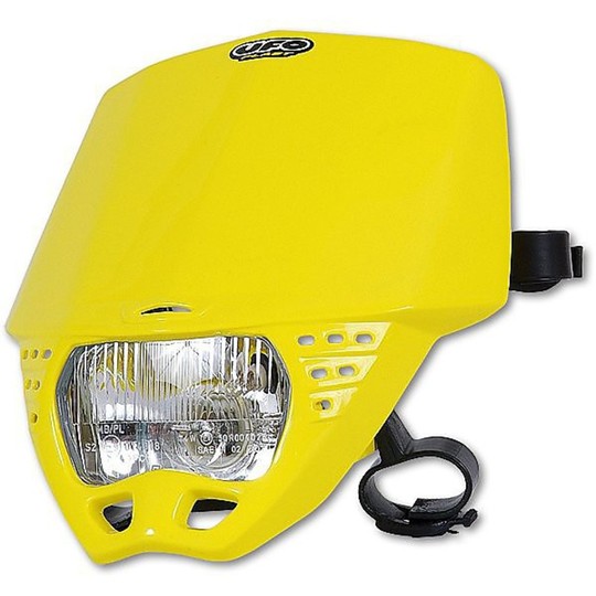 Headlight Moto Cross Enduro Cruiser Yellow Ufo Plast