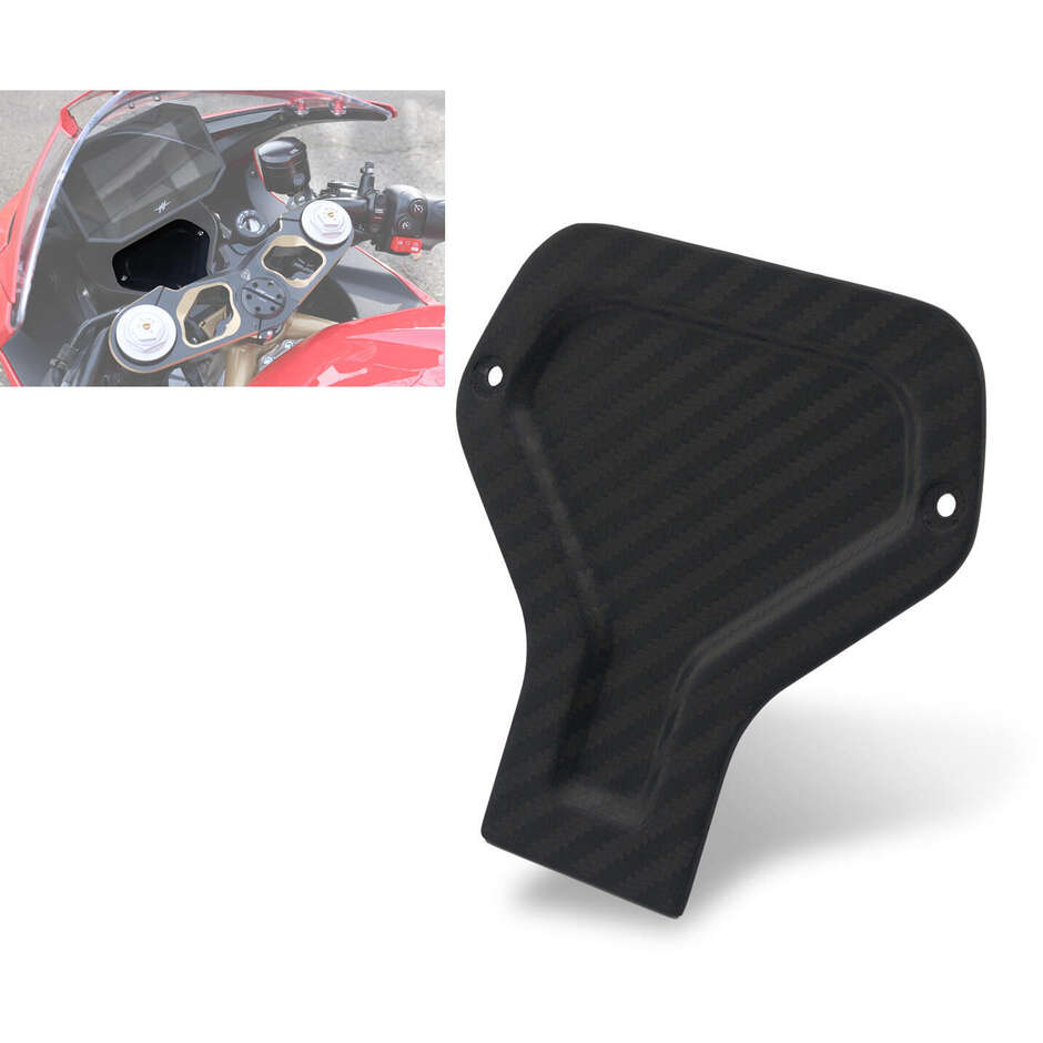 Headlight support cover ZA601 MV Agusta Superveloce - Carbon CNC Racing Matte