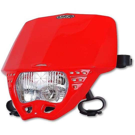 Headlight Ufo Plast Cruiser Enduro Moto Cross Red