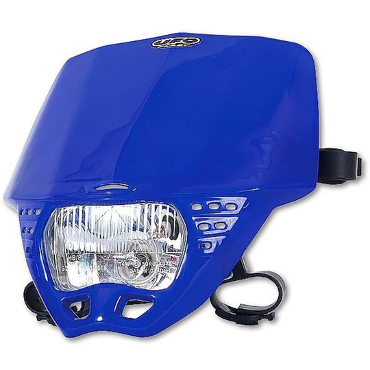 Headlight Ufo Plast Enduro Moto Cross Blue Cruiser