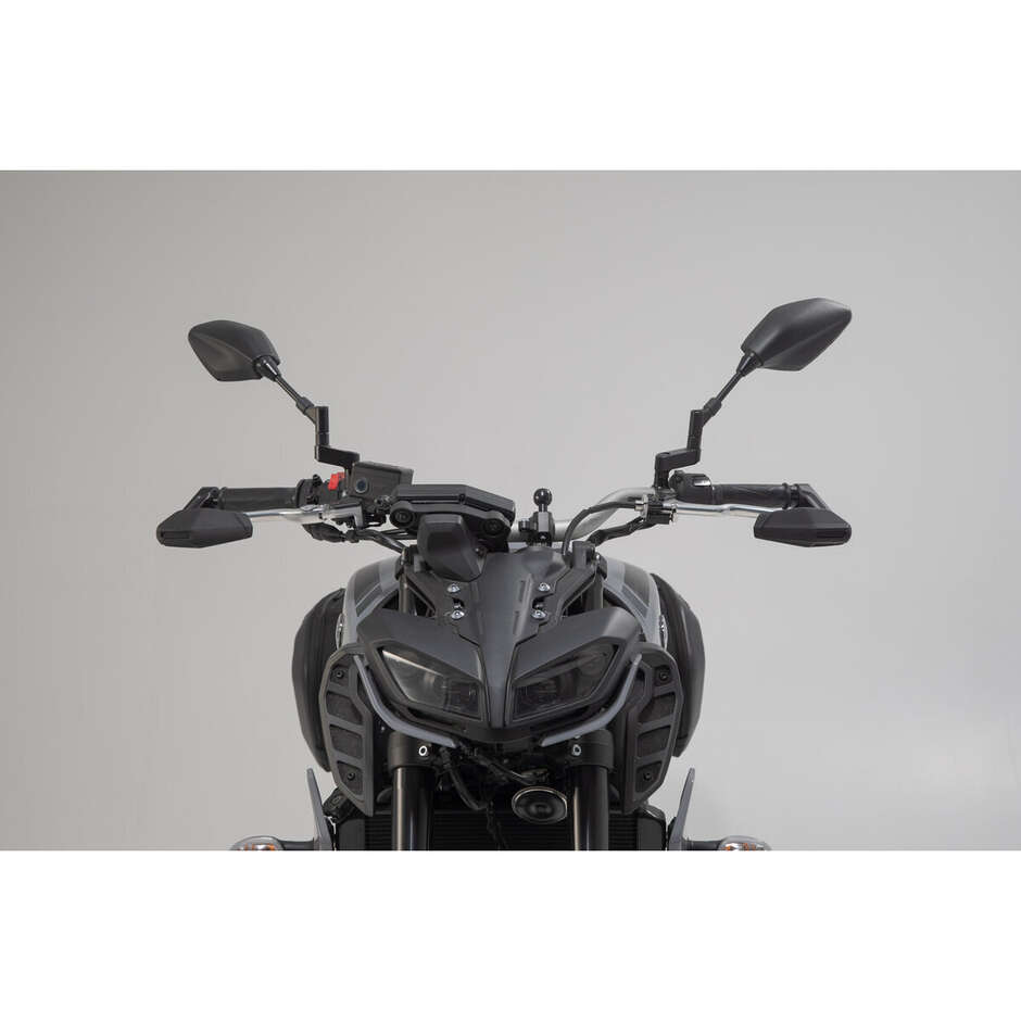 Hebelschützer mit Windabweiser Schwarz Sw-Motech LVG.06.861.11000/B Für Yamaha Modelle (16-), CFMoto 450NK (23-)