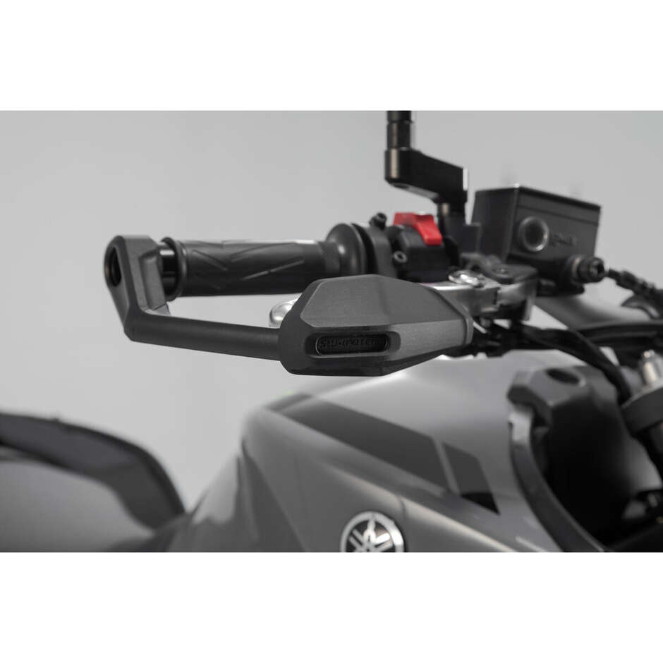 Hebelschützer mit Windabweiser Schwarz Sw-Motech LVG.06.861.11000/B Für Yamaha Modelle (16-), CFMoto 450NK (23-)