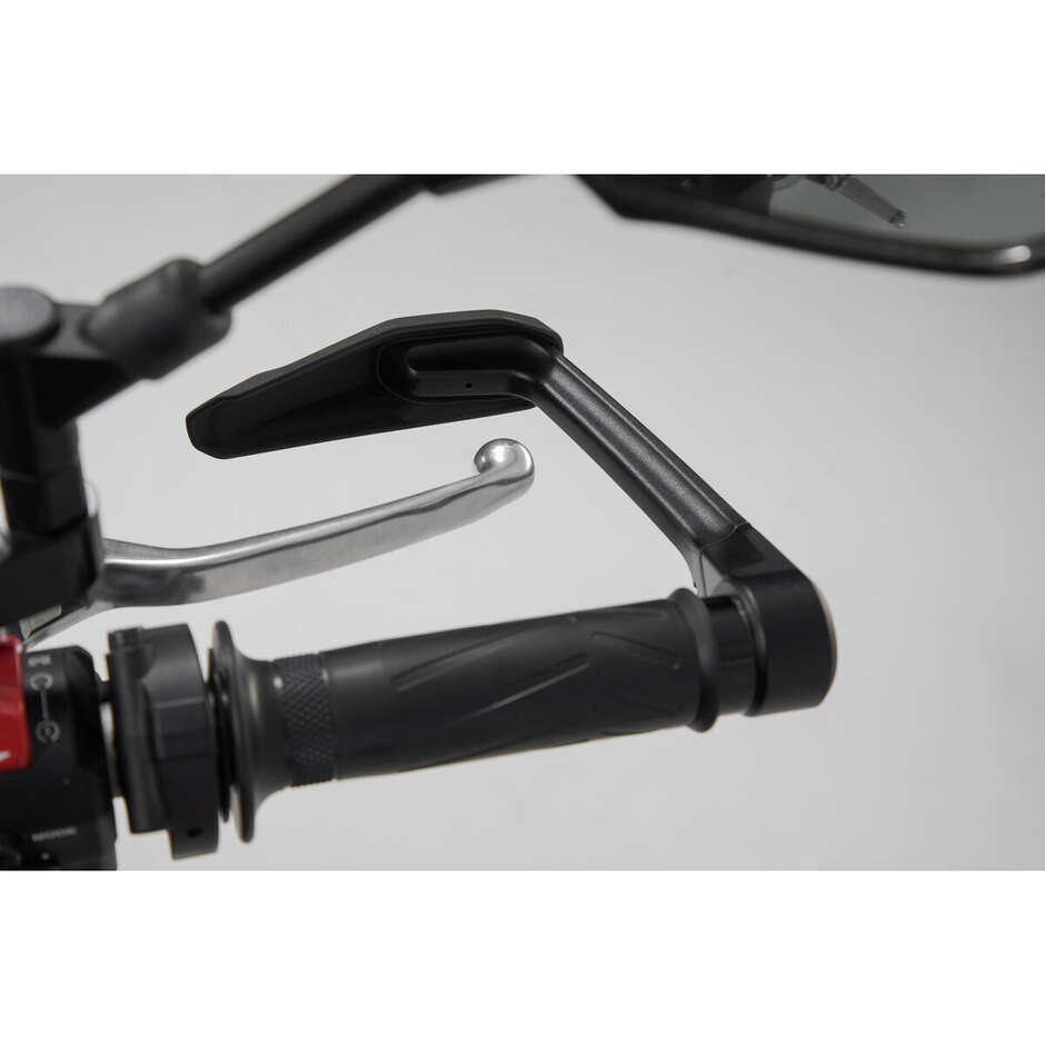 Hebelschützer mit Windabweiser Schwarz Sw-Motech LVG.06.861.11000/B Für Yamaha Modelle (16-), CFMoto 450NK (23-)