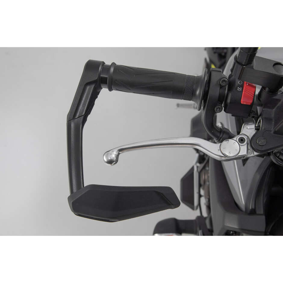 Hebelschützer mit Windabweiser Schwarz Sw-Motech LVG.06.861.11000/B Für Yamaha Modelle (16-), CFMoto 450NK (23-)