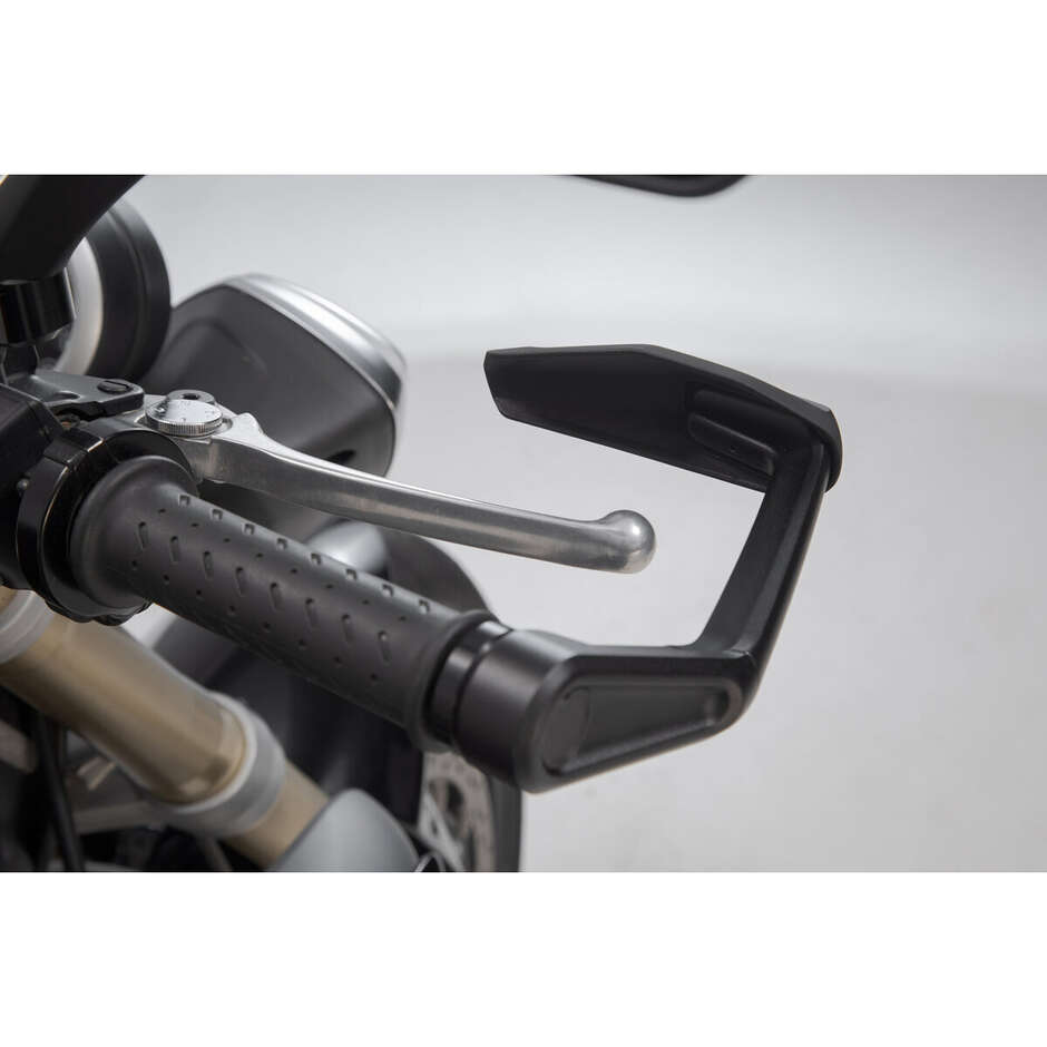 Hebelschützer mit Windabweiser, schwarz, Sw-Motech LVG.11.283.11000/B für Triumph Street Triple 675