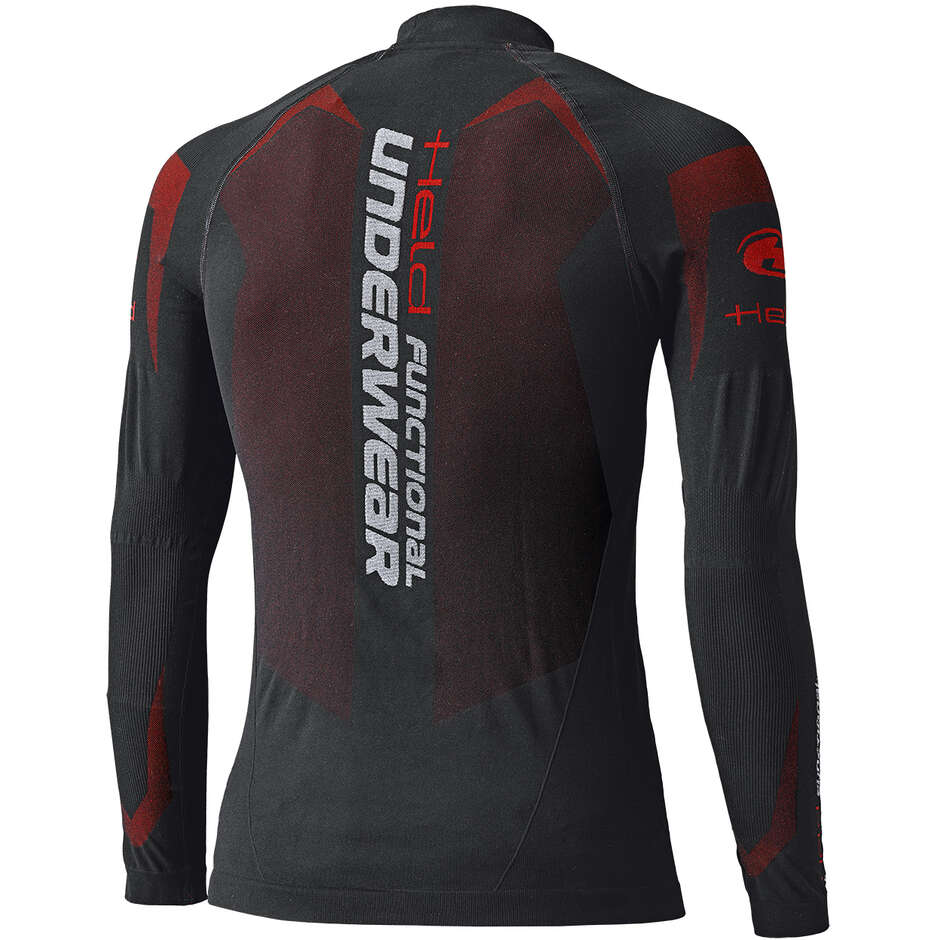 Held 3D-Skin Warm Top Women's Functional Underwear Thermal Shirt Black Red