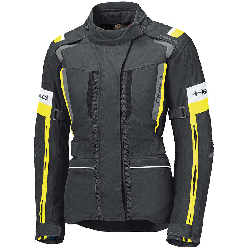 Held 4-Touring II Women's Motorcycle Jacket Black Yellow