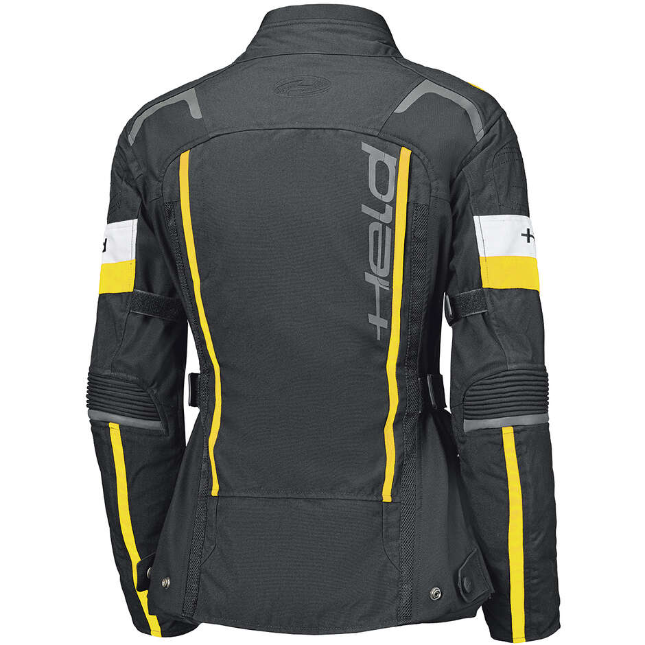 Held 4-Touring II Women's Motorcycle Jacket Black Yellow