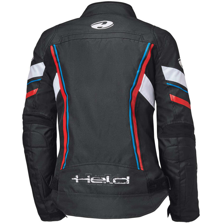 Held Baxley Top Damen Motorradjacke Schwarz Rot Blau