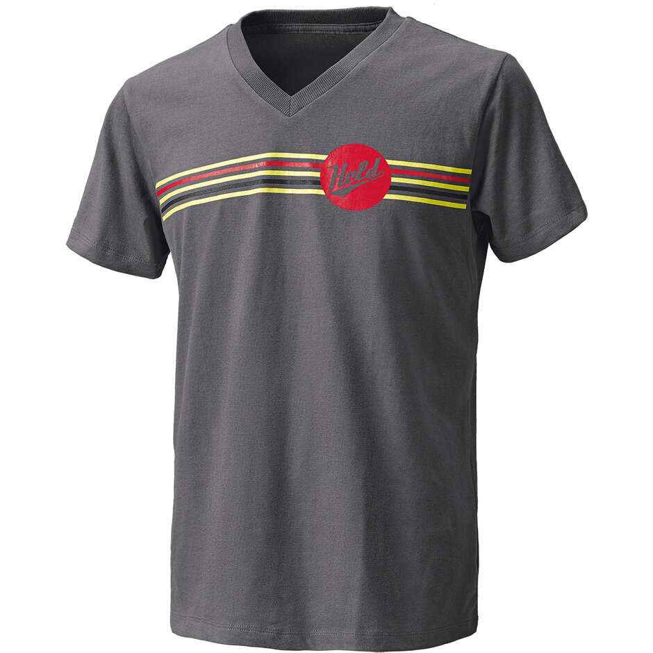 Held Be Heroic T-Shirt Gray Red