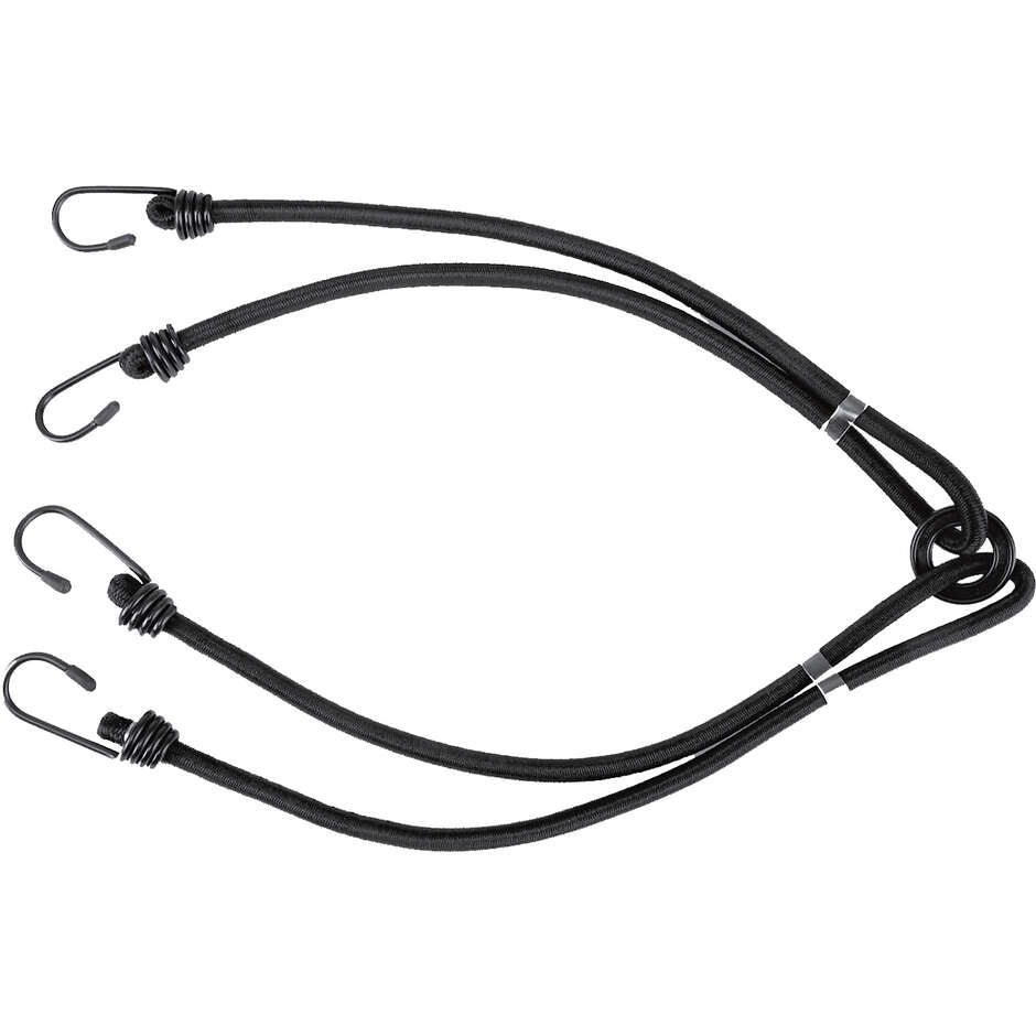 Held Black 4x45cm Elastic Tightening Cord