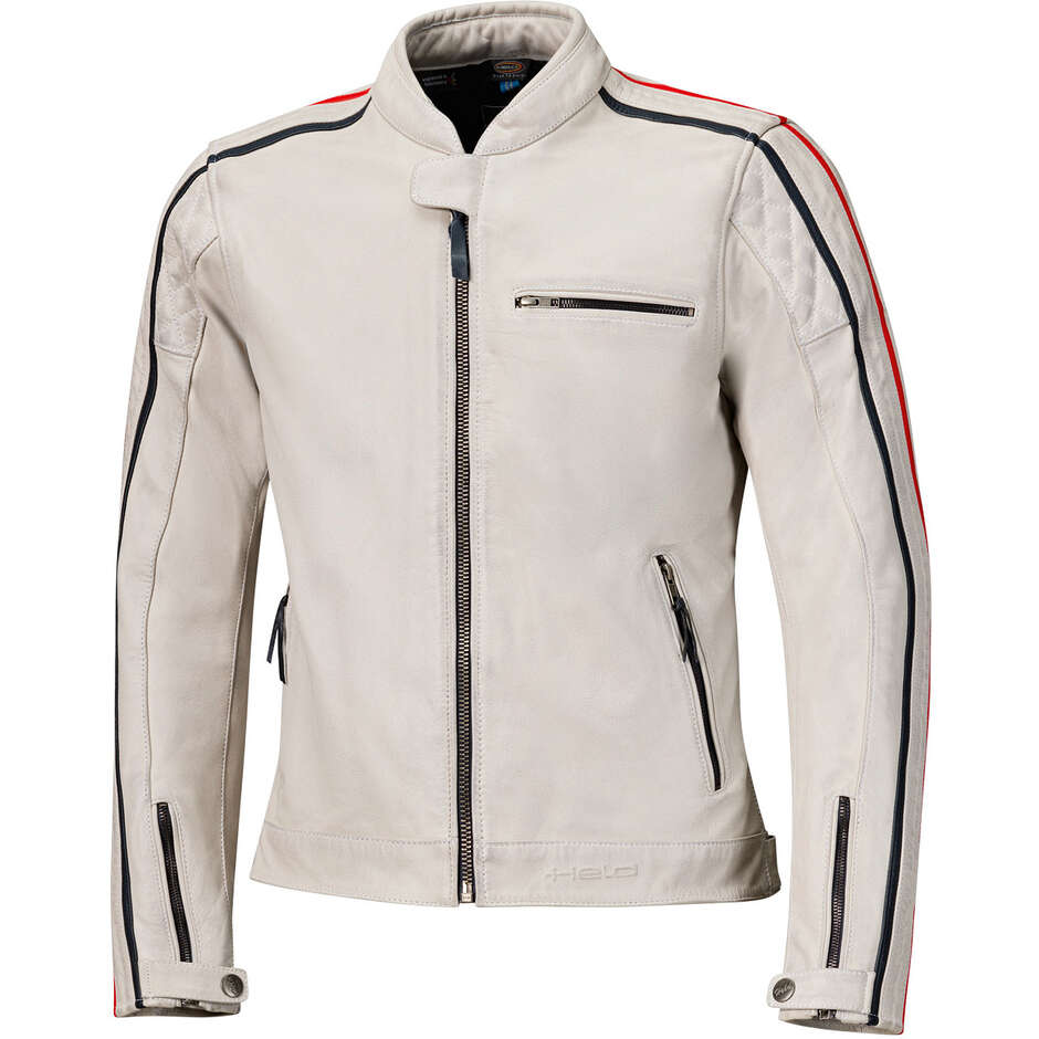Held Brixham Motorcycle Jacket Grey Red