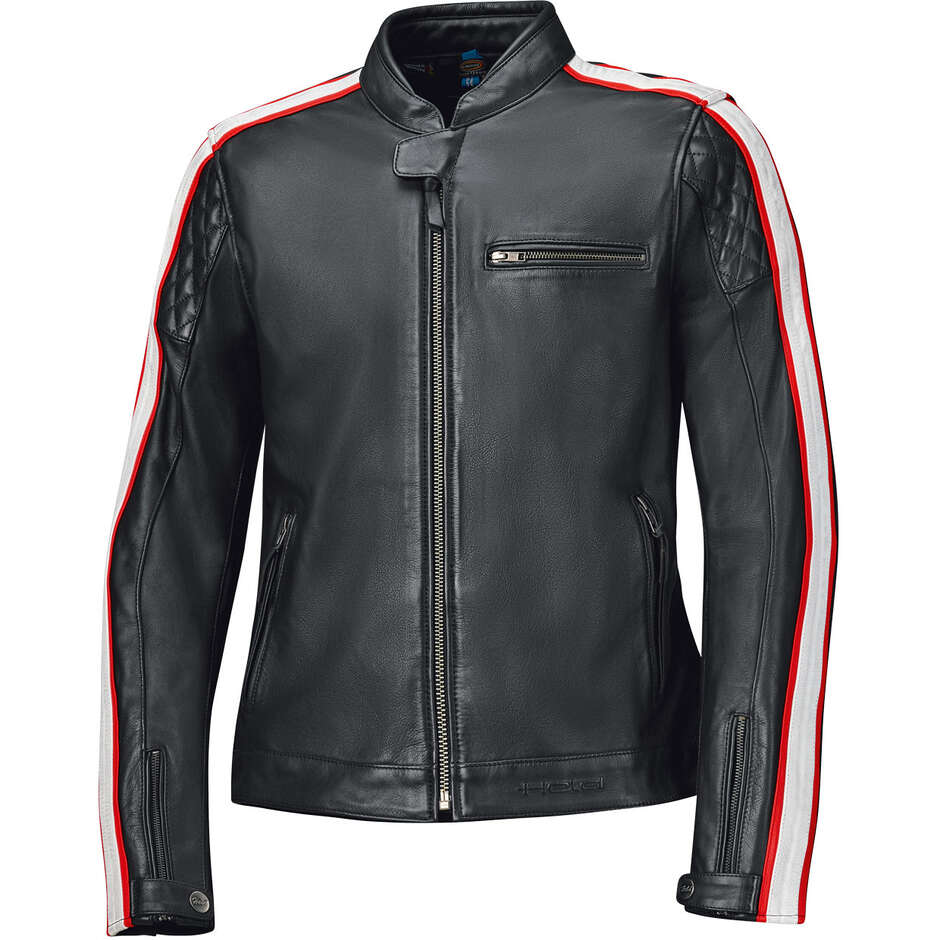 Held Brixham Motorradjacke Schwarz Rot