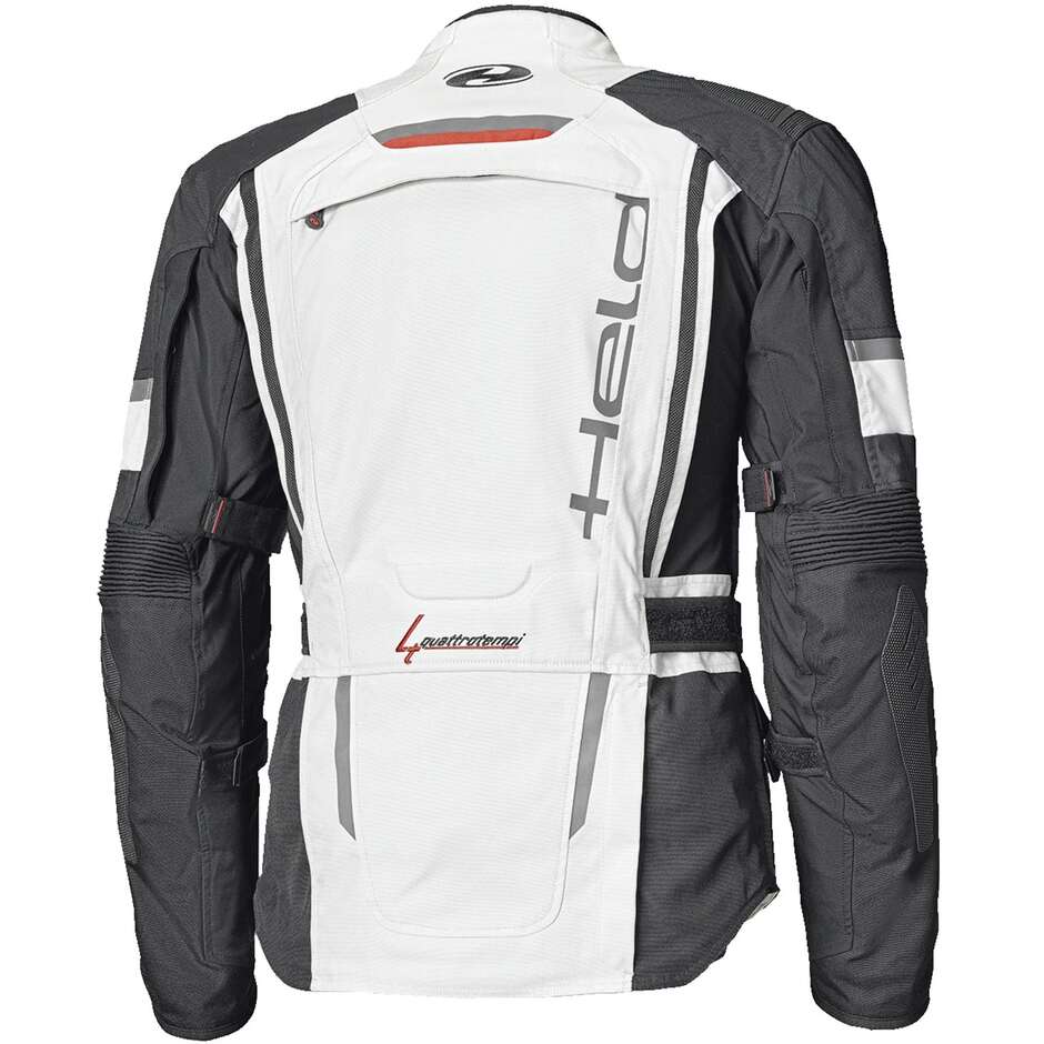 Held Carese 3 Top Damen Motorradjacke Grau Schwarz