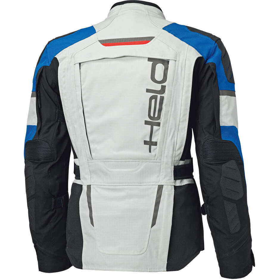 Held Carese 3 Top Motorcycle Jacket Grey Blue