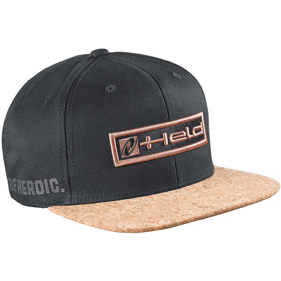 Held Cork Motorcycle Cap Black Brown