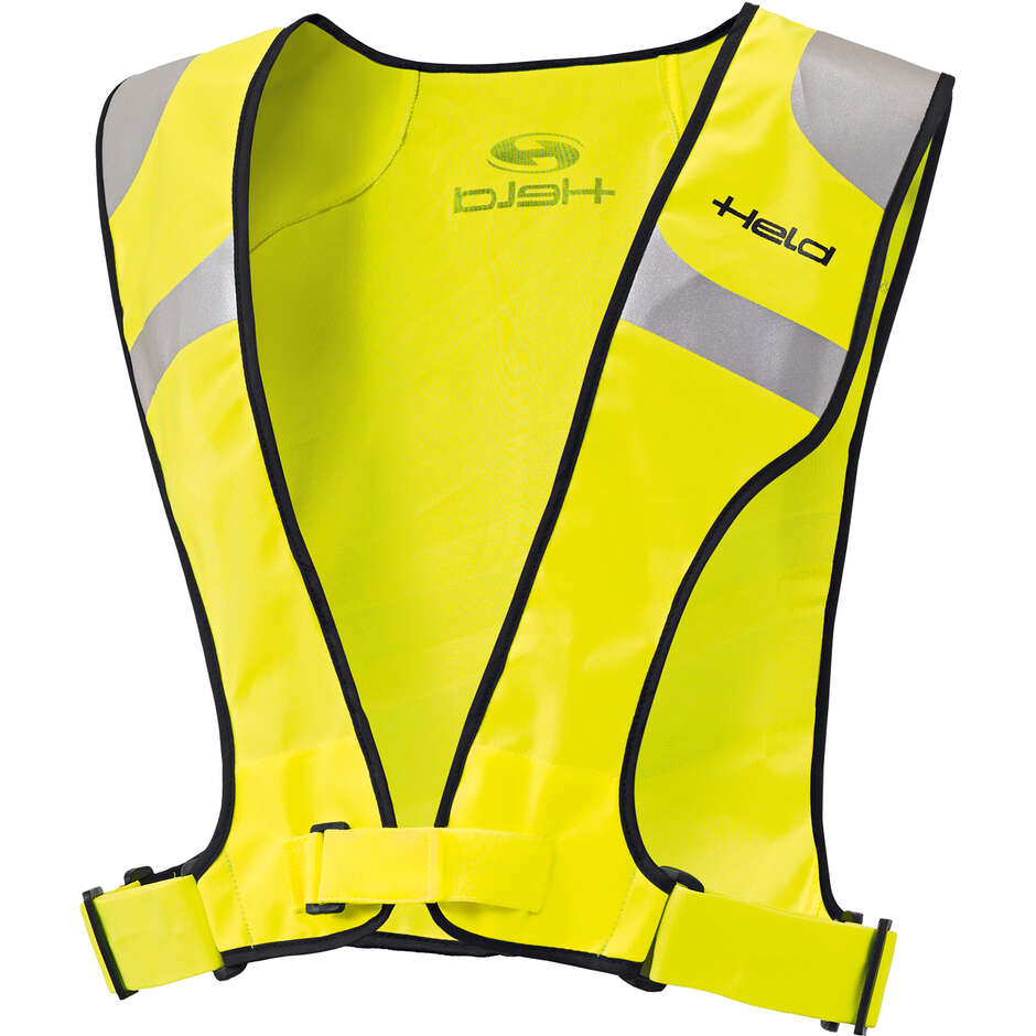 Held Fluoreszierende gelbe Warnweste