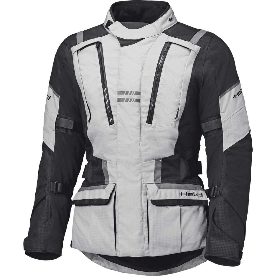 Held Hakuna Matata 3 Top Motorradjacke Grau Schwarz
