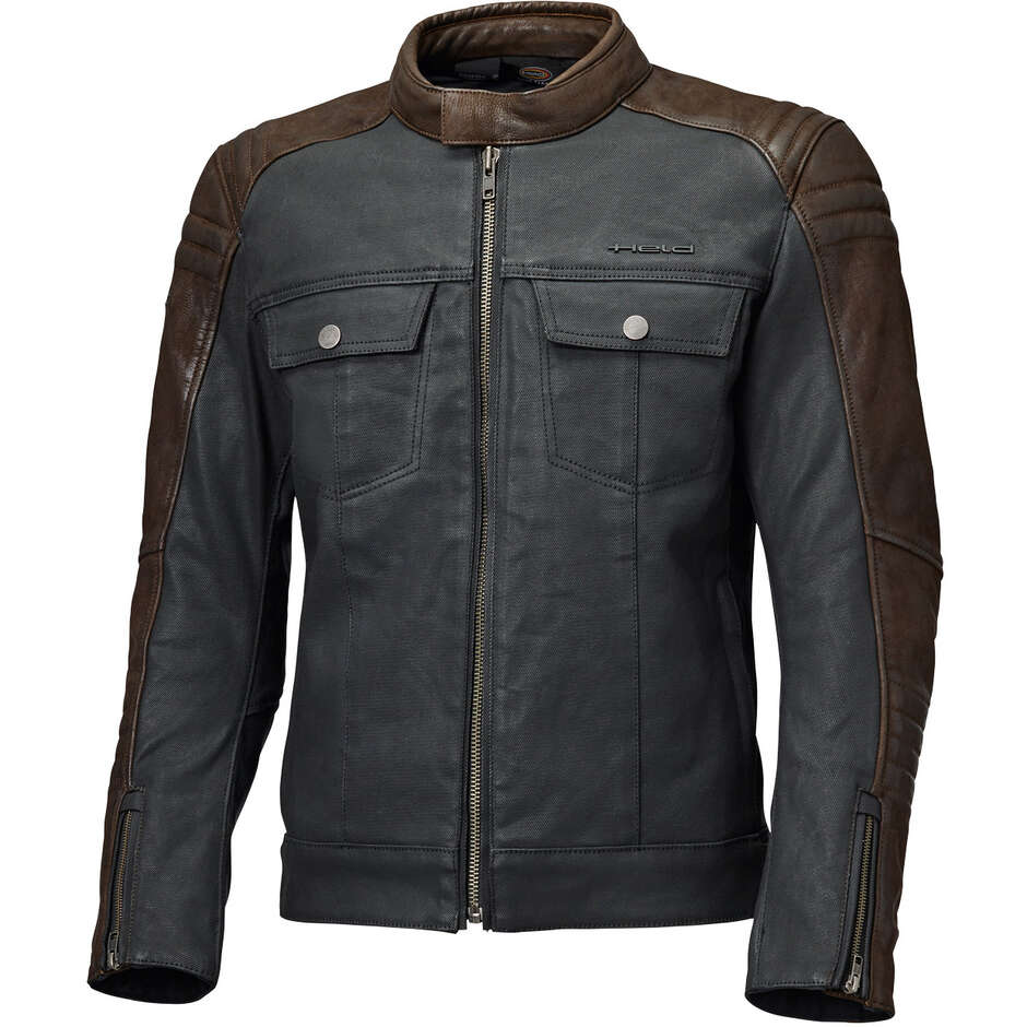 Held Jester 2 Motorcycle Jacket Black Brown