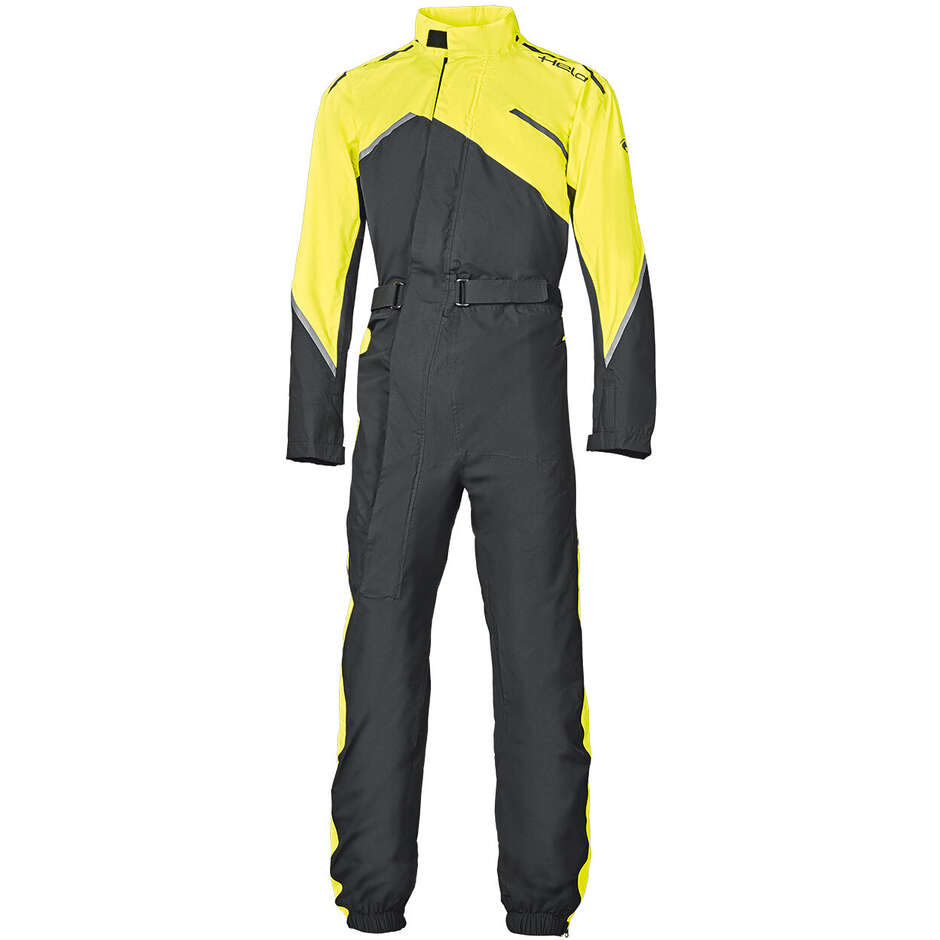 Held Monsun II Regenanzug schwarz/neongelb