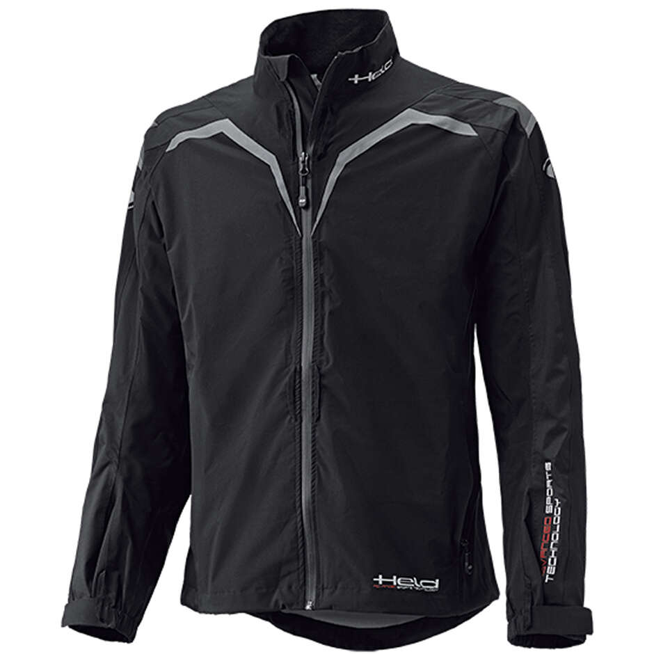 Held Rainblock 2 Top Motorcycle Rain Jacket Black White