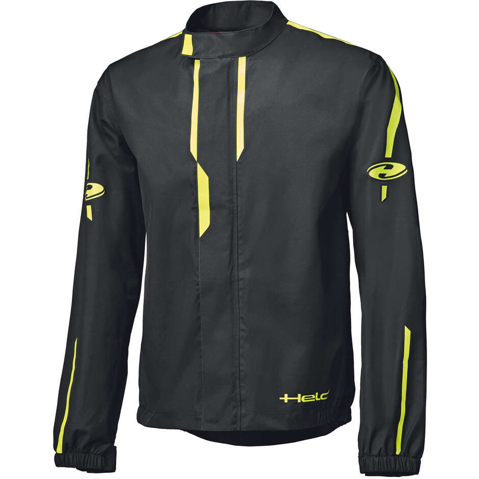 Held Rainstorm Top Motorcycle Rain Jacket Black Fluorescent Yellow