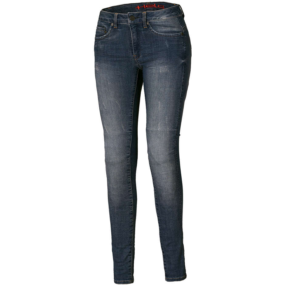 Held Scorge WMS Denim Motorcycle Pants Dark Blue
