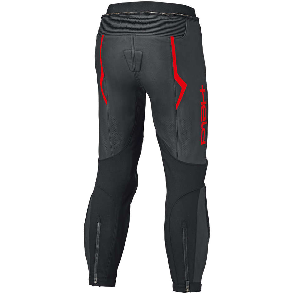 Held Street Rocket 4 Base Motorcycle Pants Black Neon Red