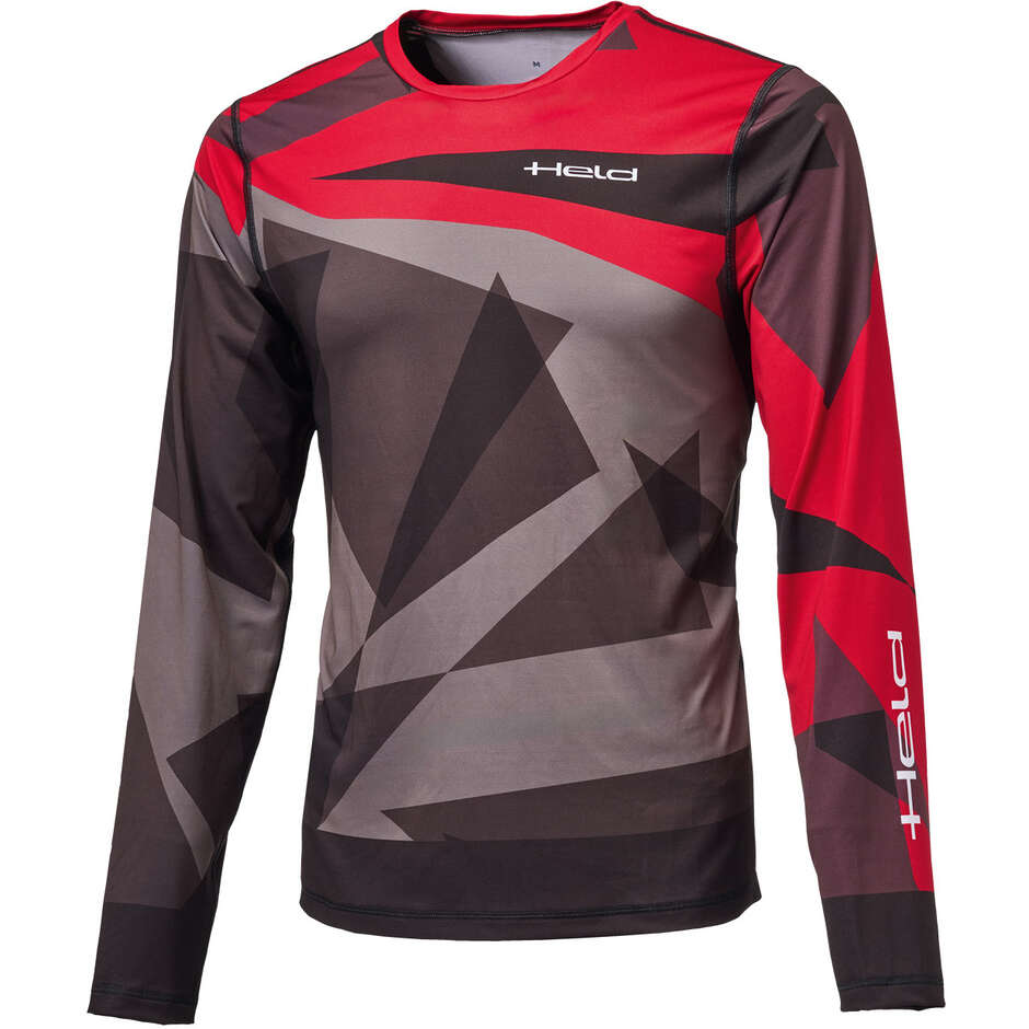 Held Style Skin 2 Top Damen Funktions Thermo Motorradtrikot schwarz rot