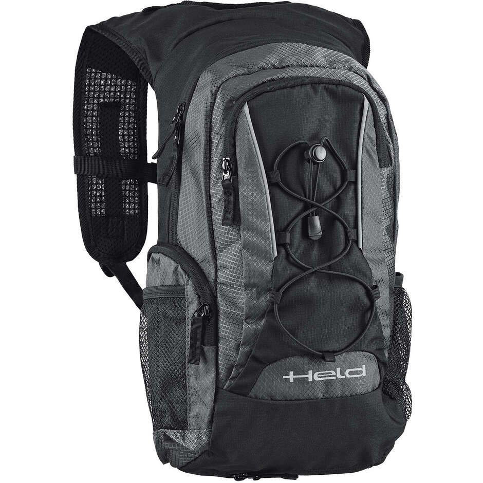 Held To Go 2 Motorcycle Backpack Black Grey
