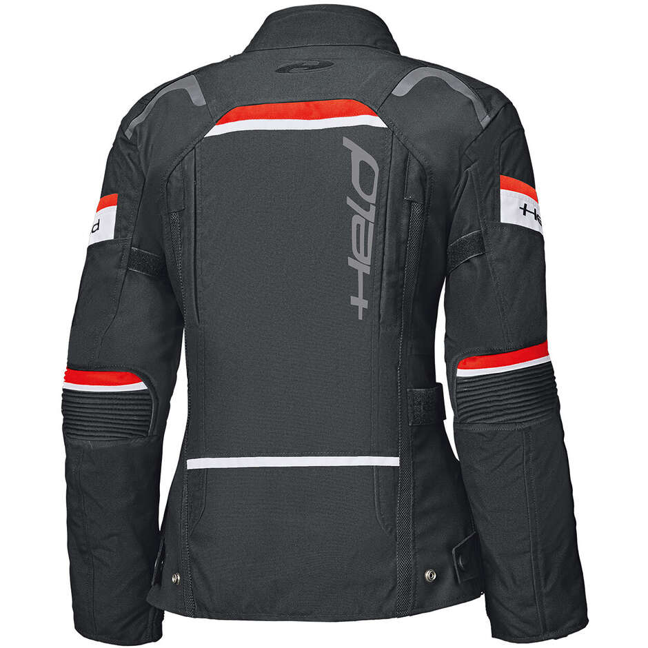 Held Tourino Top Damen Motorradjacke Schwarz Rot