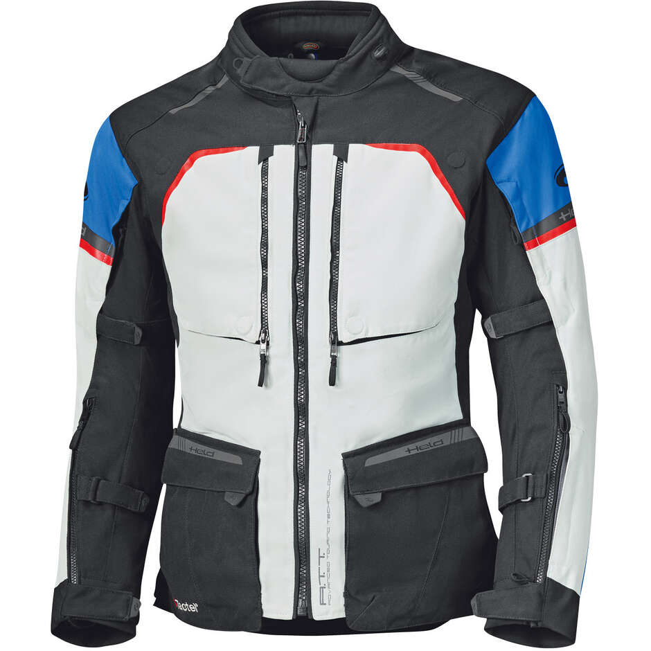 Held Tridale Top Motorcycle Jacket Grey Blue