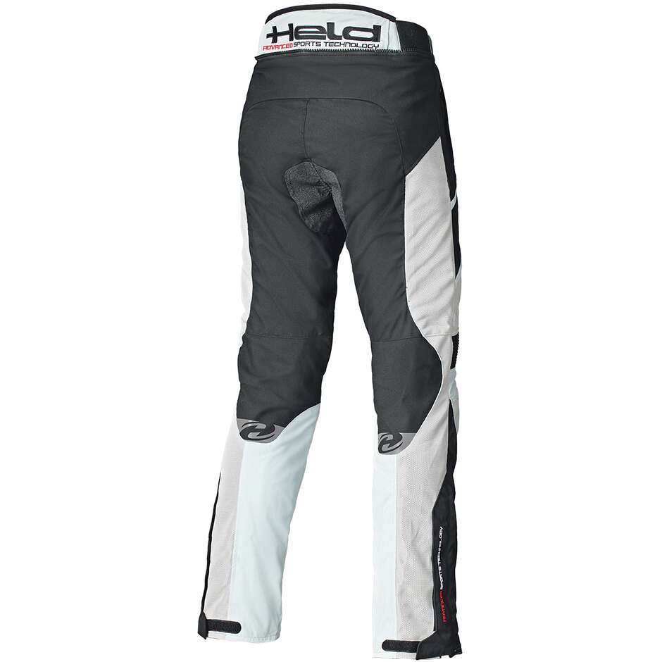 Held Vento II Damen Motorradhose Grau Schwarz