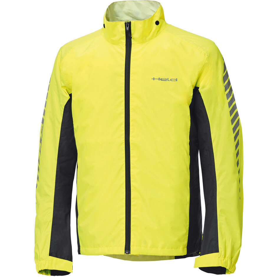 Held Wet Tour 2 Top Motorcycle Rain Jacket Fluorescent Yellow