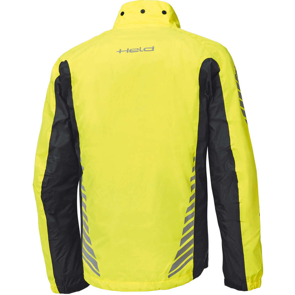 Held Wet Tour 2 Top Motorcycle Rain Jacket Fluorescent Yellow