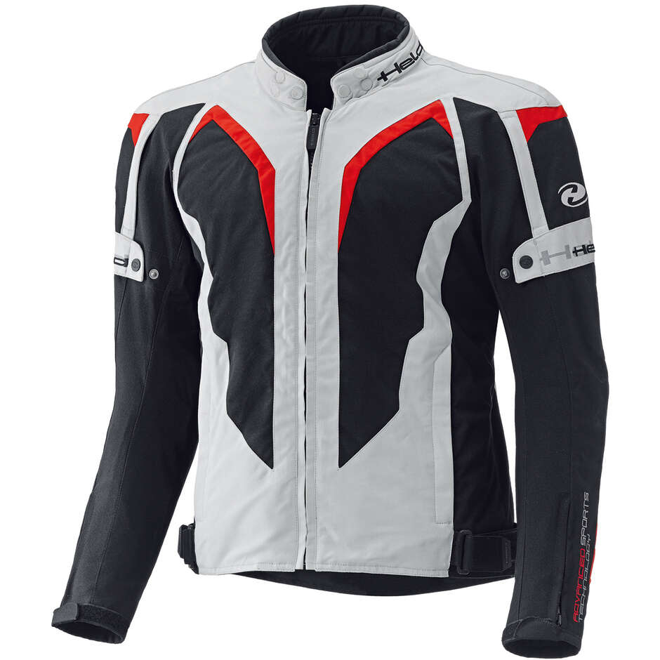 Held Zelda Damen Motorradjacke Grau Rot