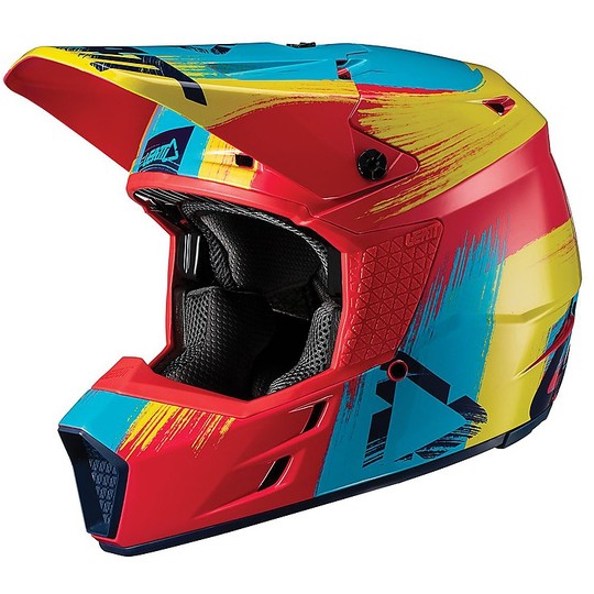 Helm für Moto Cross Enduro Helm GPX 3.5 V19.2 Red Lime