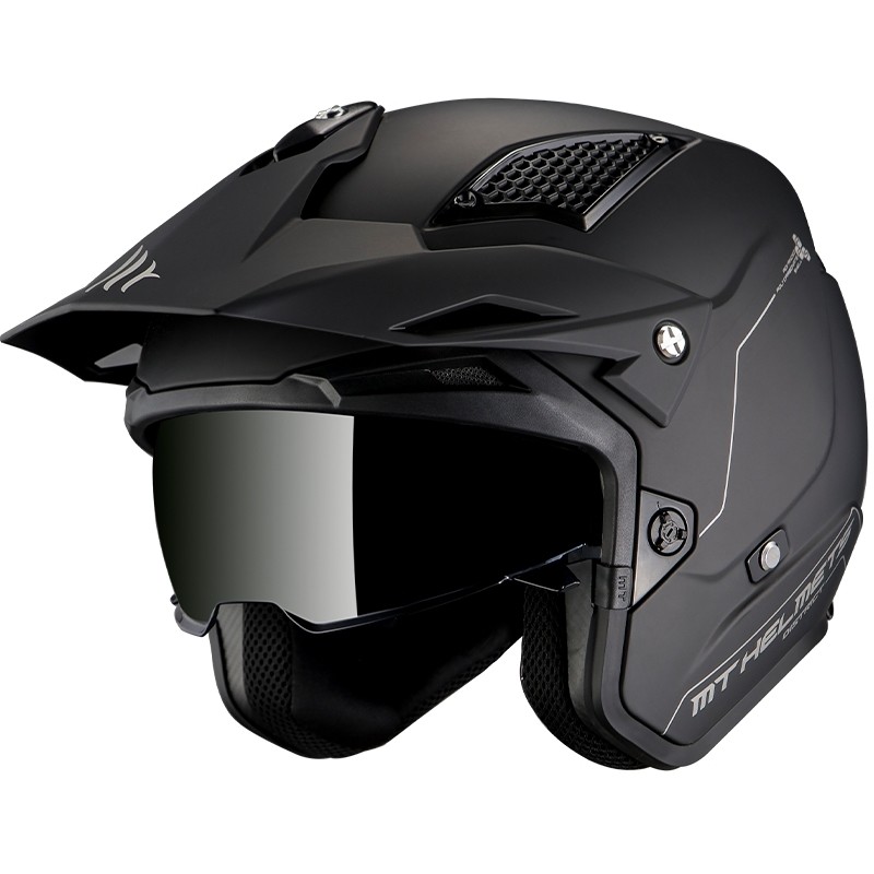 Helm Helm MT-Helme DISTRICT Solid A1 Matt Schwarz