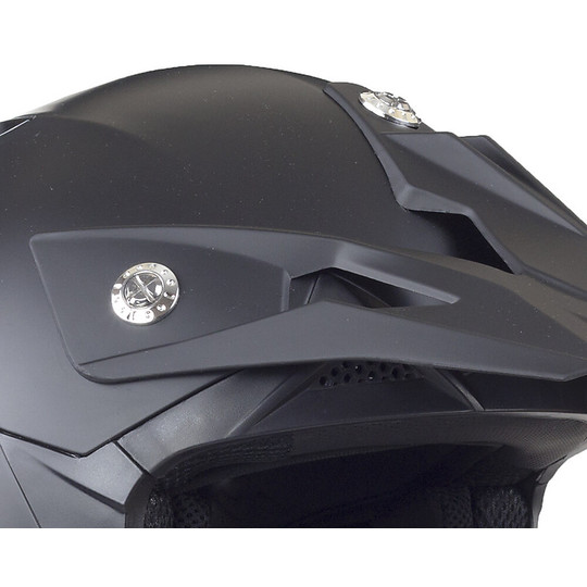 Helm Moto Cross Enduro CGM 209A ROCKY Mattschwarz