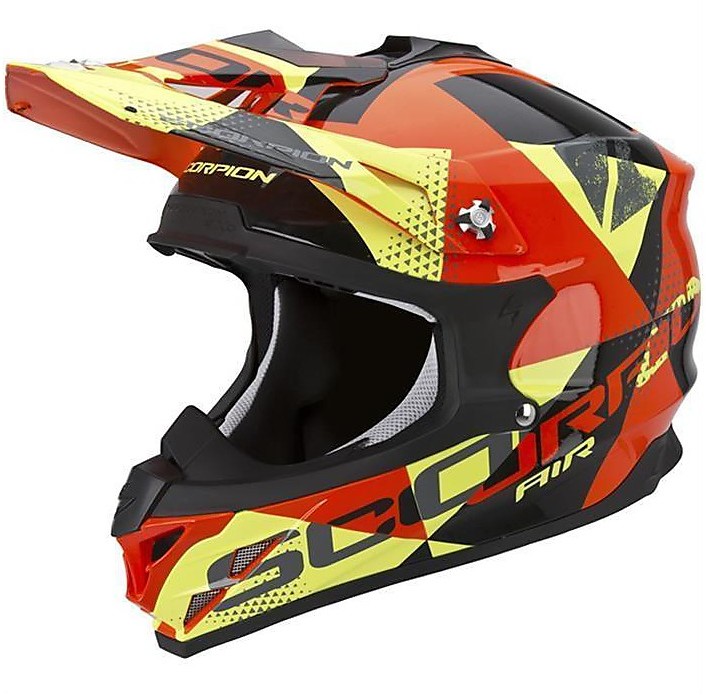 Helm Helmet Cross Motorrad KTM Enduro Scorpion VX 15 Evo Air Stadium Grau 