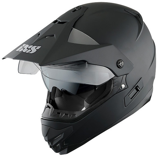 Helm Moto Cross Offroad IXS 207 2.0 Weiß Schwarz Rot