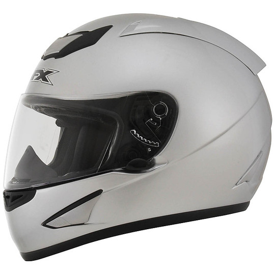 Helm Moto Integral AFX monocolore Silber poliert