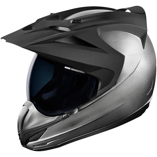 Helm Moto Integral Alle Straßen Icon Variant Quecksilber