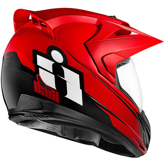 Helm Moto Integral Alle Straßen Icon Variant Red Double