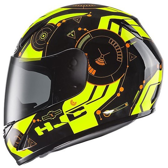 Helm Moto Integral Child HJC CL-Y Simitic MC4H