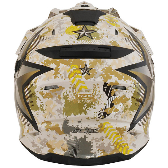 Helm Moto Integral Doppelsport Afx FX-41DS Färbung Marpat