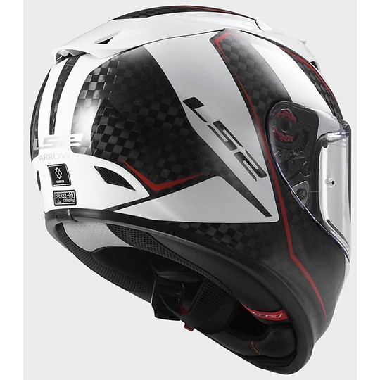 Helm Moto Integral Fiber LS2 FF323 Pfeil C Fury Carbon Black
