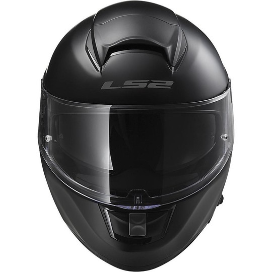 Helm Moto Integral Fiber LS2 FF397 Vector Mono Matt Black