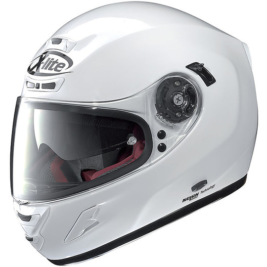 Helm Moto Integral Fiber X-Lite X-702 GT starten N-COM 03 Gloss White