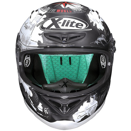 Helm Moto Integral Fiber X-Lite X-802 RR Replica C. Checa 37 Matt Black